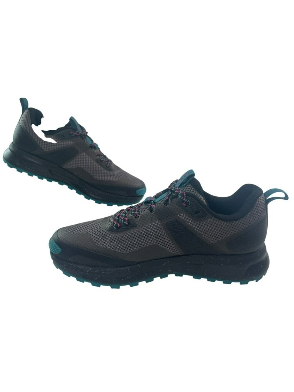 Kuru Atom Trail Running Shoes Jet Black & Dark Teal Women's Size 7 Medium NIB - Picture 2 of 11